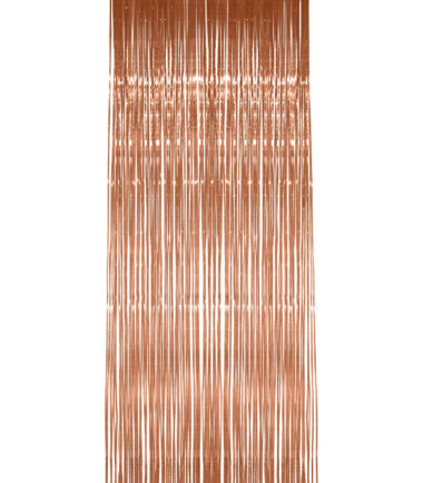 Rose Gold Shimmer Door Curtain