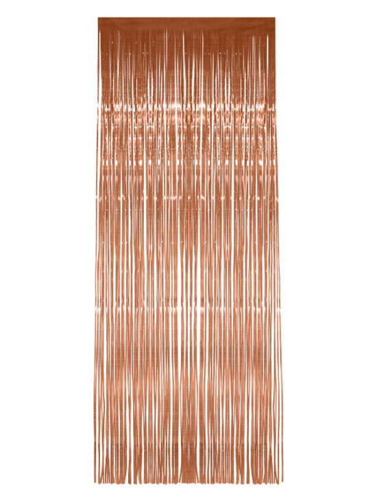 Rose Gold Shimmer Door Curtain