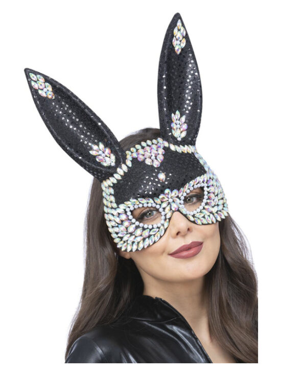 Sequin Rabbit Mask