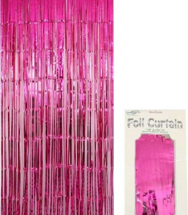 Fuschia Shimmer Door Curtain