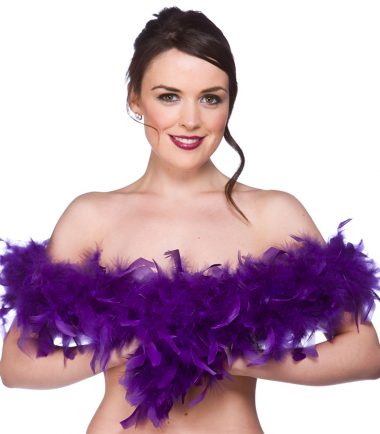 Purple Feather Boa