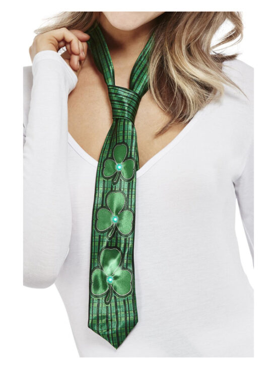 Irish Paddy's Day Light Up Tie