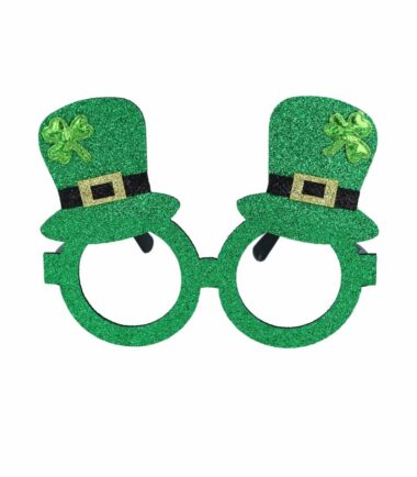 St Patrick's Day Glitter Glasses