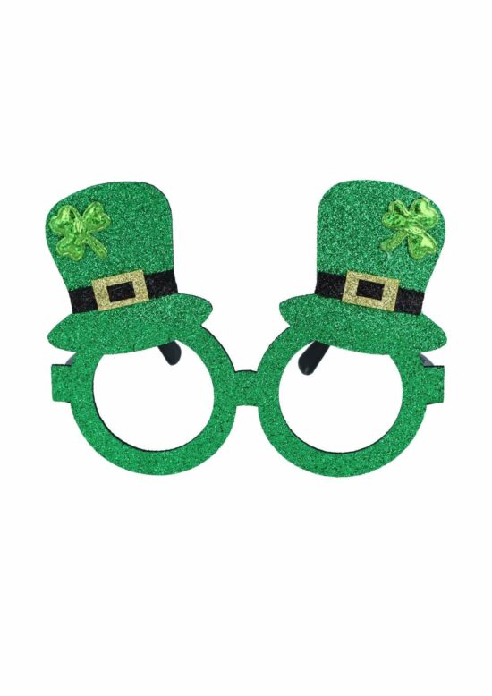 St Patrick's Day Glitter Glasses