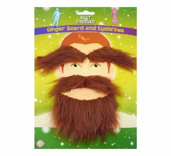 Ginger Beard & Eyebrow Set