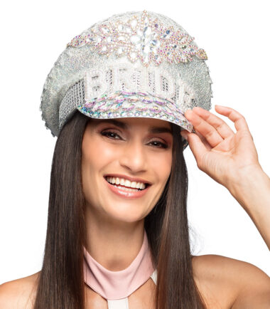 Sequin Bride Hat