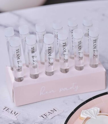 Team Bride Shot Tube With Tray