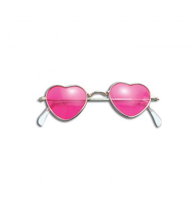 Pink Heart Sunglasses