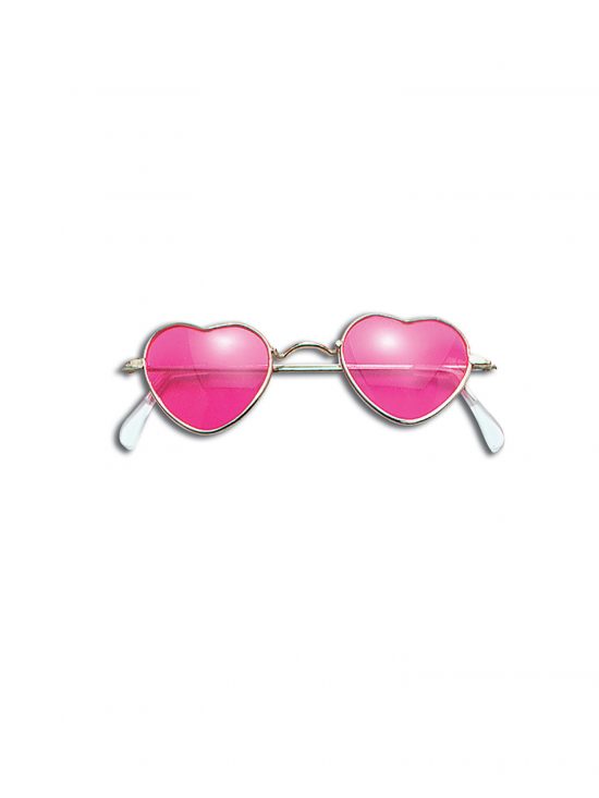 Pink Heart Sunglasses