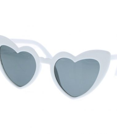 White Heart Sunglasses