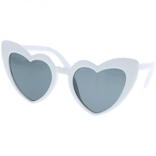 White Heart Sunglasses