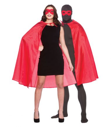 Red Superhero Cape & Mask