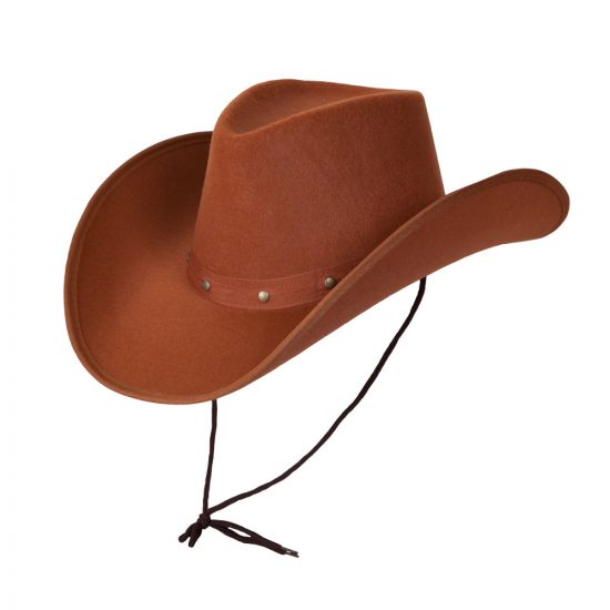 Texan Cowboy Hat Light Brown