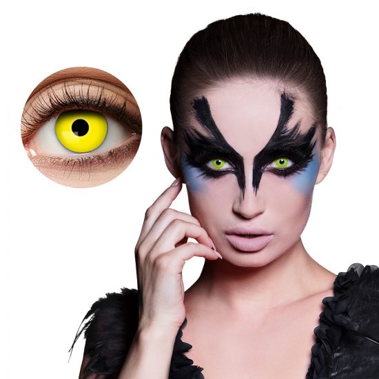 Yellow Weekly Cosmetic Eye Accessories