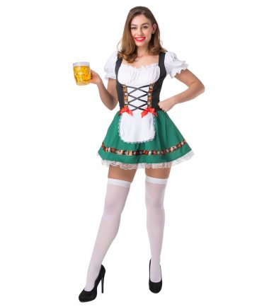 Bavarian Beer Girl Green.