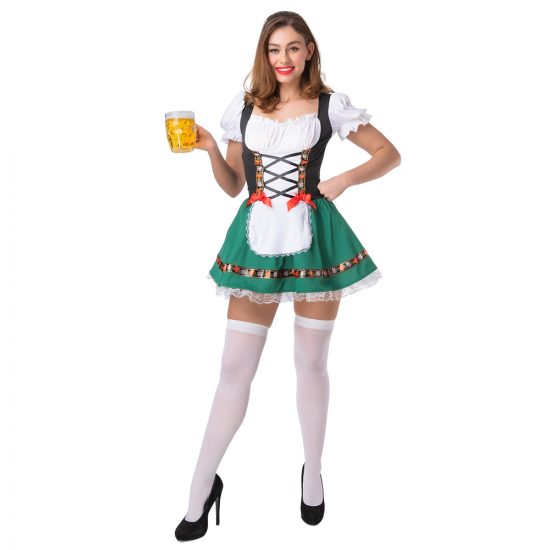 Bavarian Beer Girl Green.