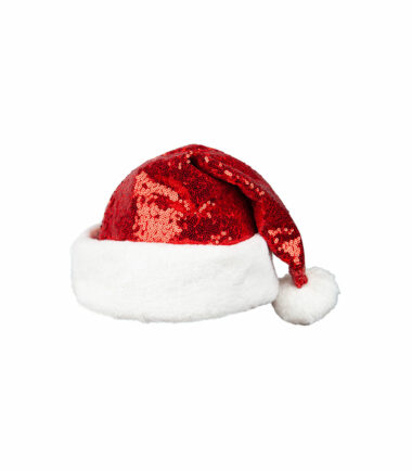 Deluxe Sequinned Santa Hat