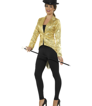 Gold Sequin Tailcoat Ladies