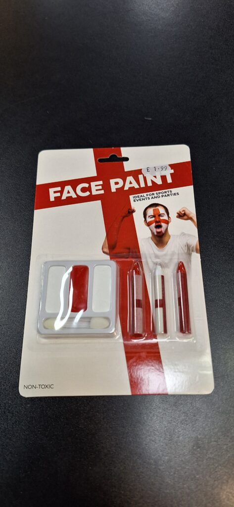 England Face Paint Kit