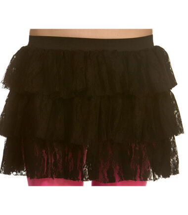 Black Lace Ra Ra Skirt
